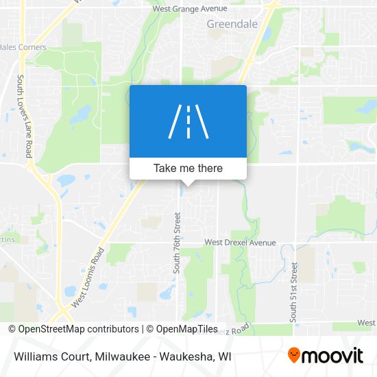 Williams Court map