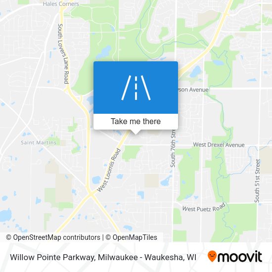 Mapa de Willow Pointe Parkway
