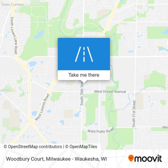 Woodbury Court map