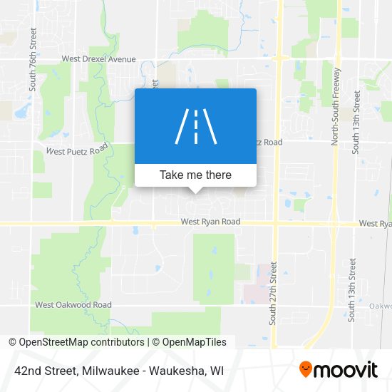 42nd Street map