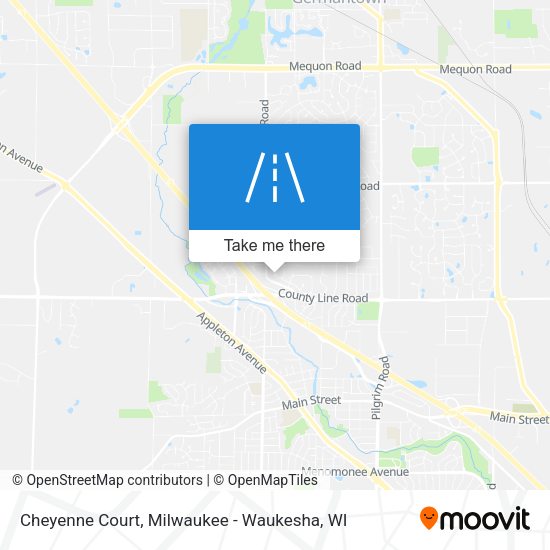Cheyenne Court map