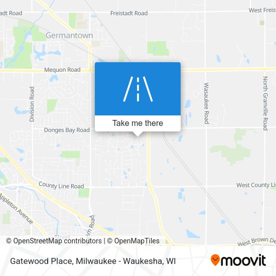 Gatewood Place map