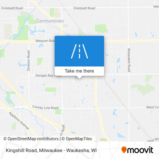 Kingshill Road map