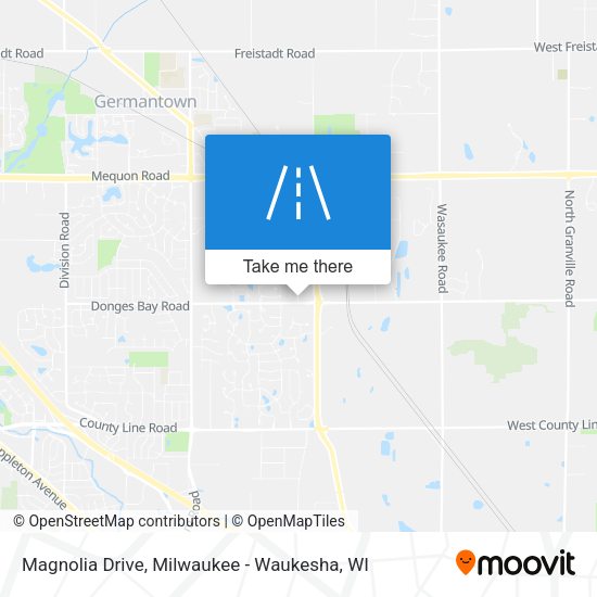 Mapa de Magnolia Drive