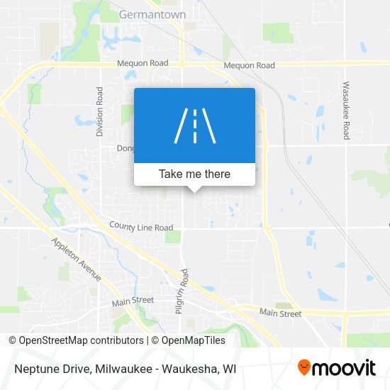 Neptune Drive map