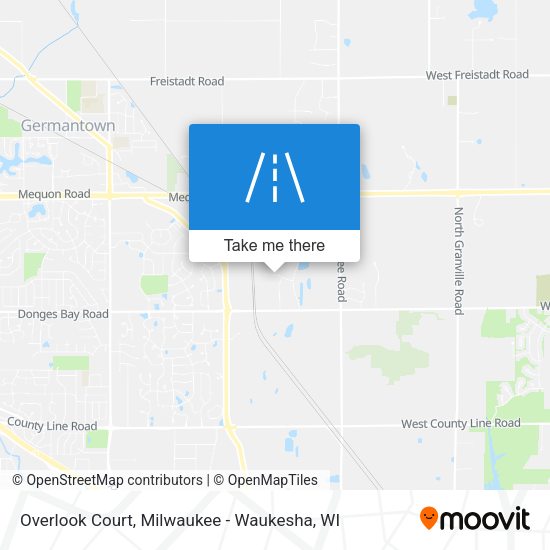 Overlook Court map