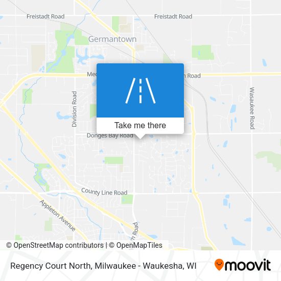 Regency Court North map