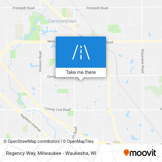 Regency Way map