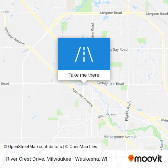 River Crest Drive map