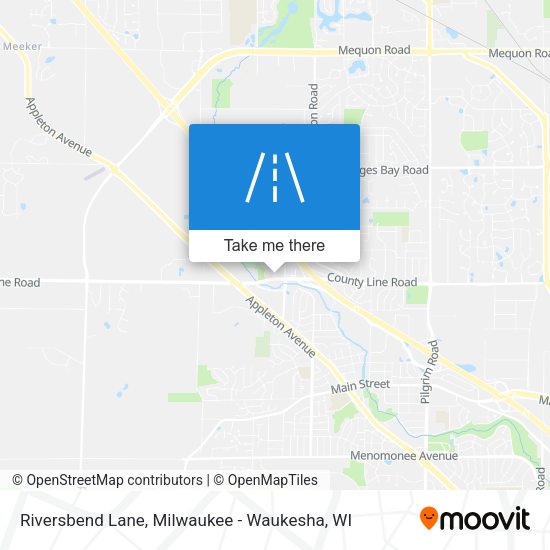 Riversbend Lane map