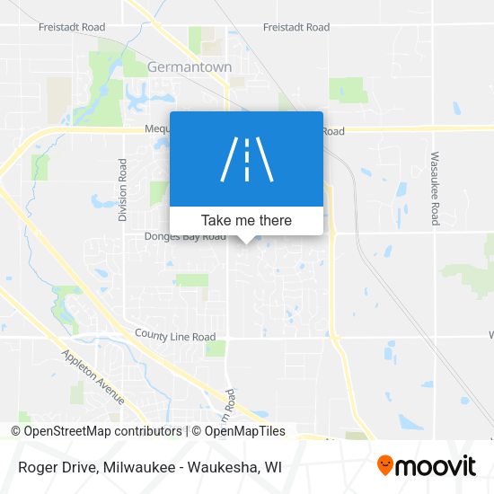Roger Drive map