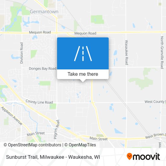 Sunburst Trail map