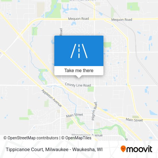 Tippicanoe Court map