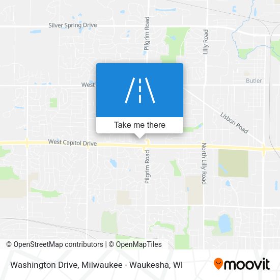 Washington Drive map