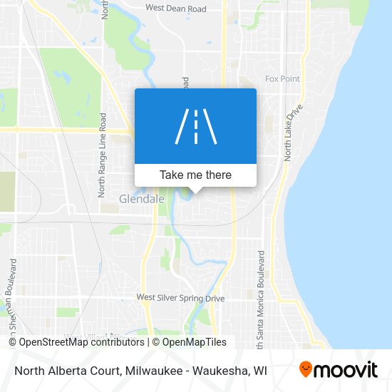 North Alberta Court map