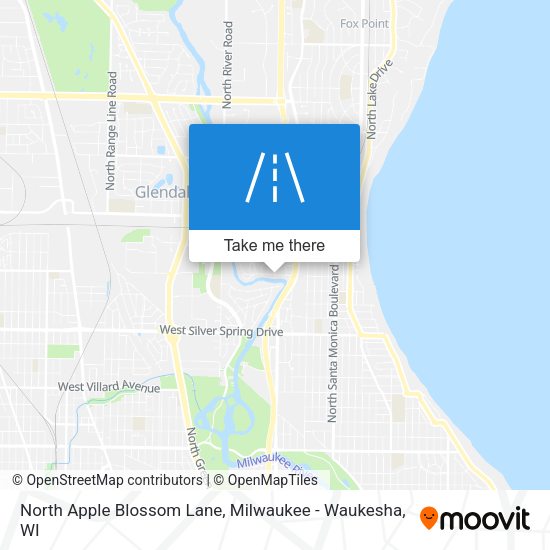 North Apple Blossom Lane map