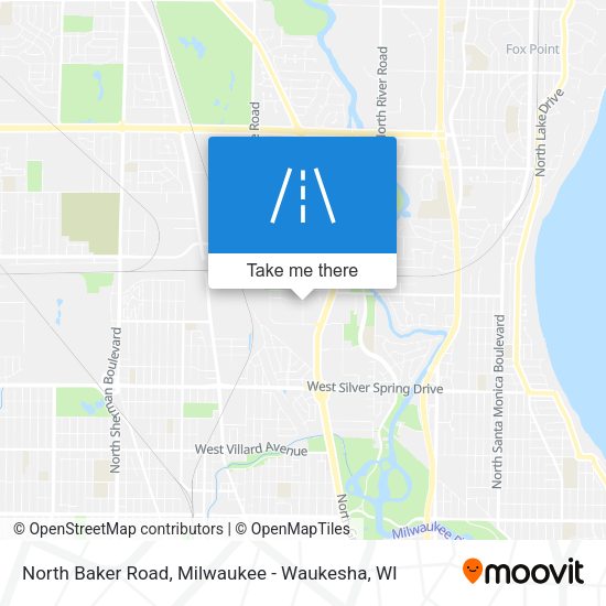 Mapa de North Baker Road
