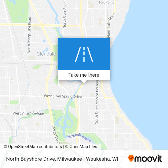 North Bayshore Drive map