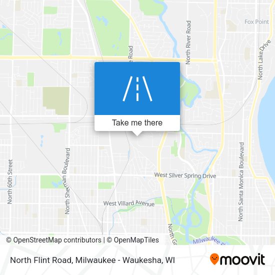 North Flint Road map