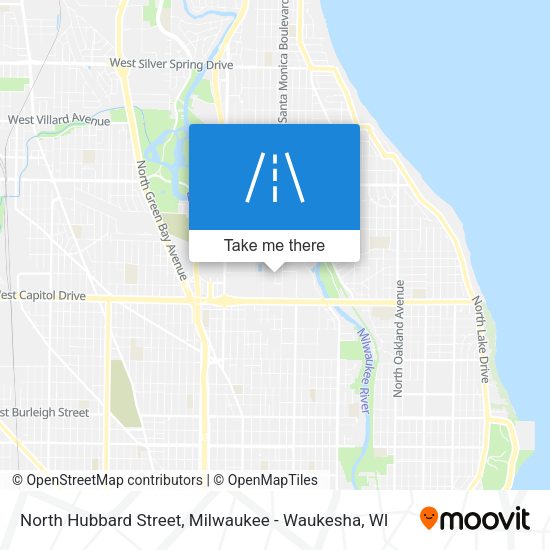 Mapa de North Hubbard Street