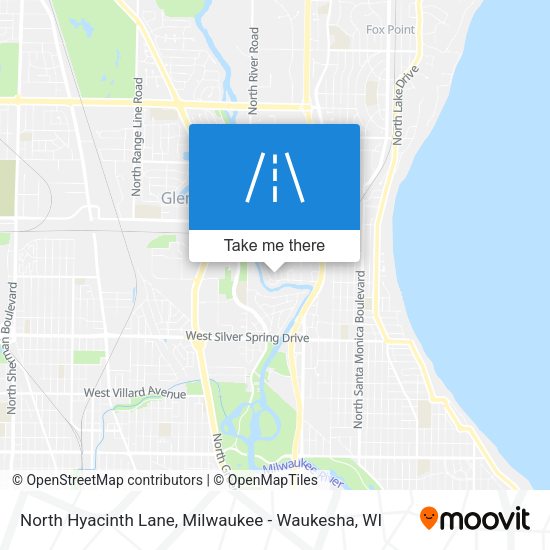 North Hyacinth Lane map