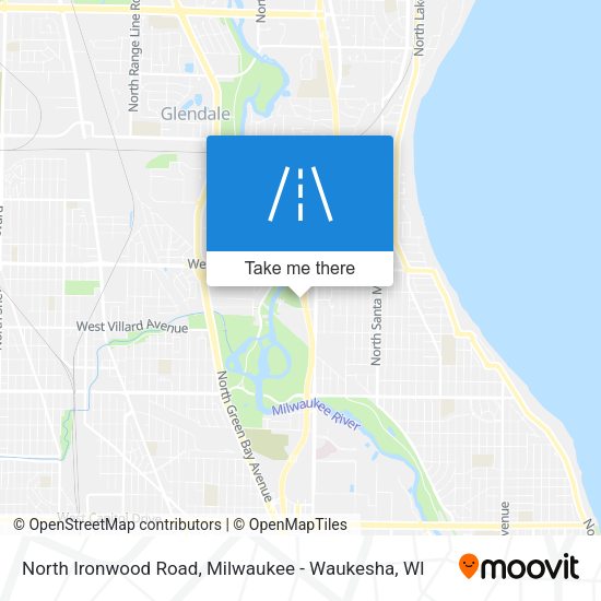 North Ironwood Road map