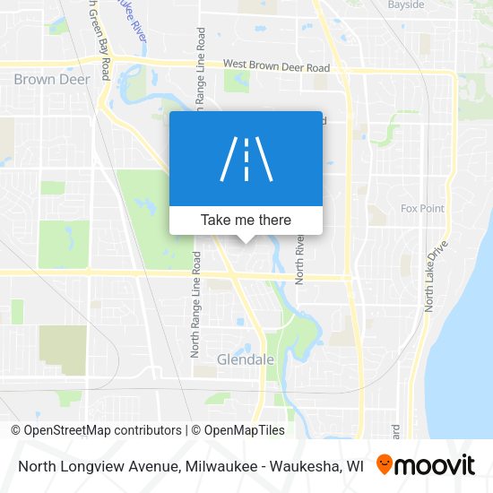 North Longview Avenue map