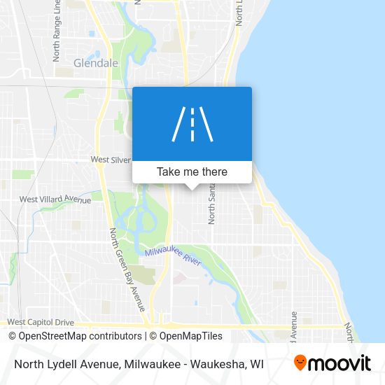 North Lydell Avenue map