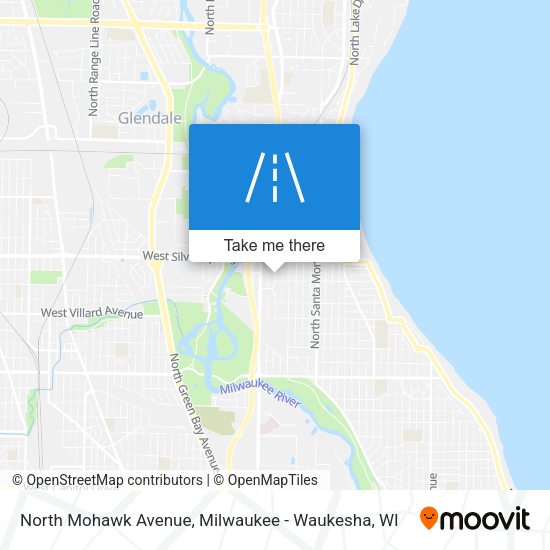 North Mohawk Avenue map