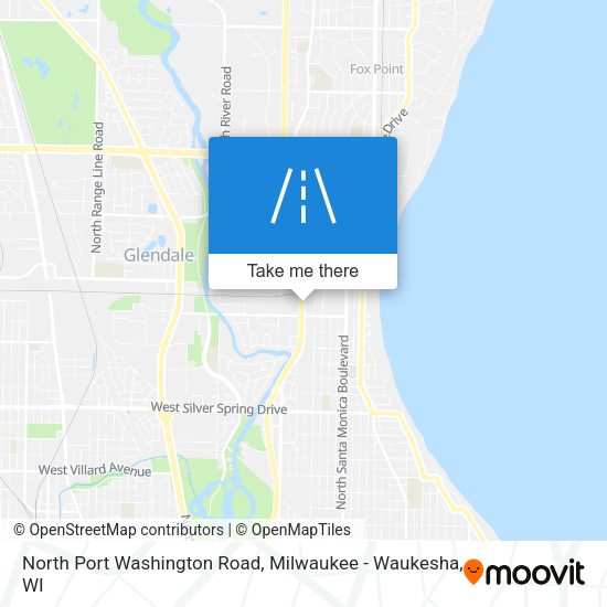 North Port Washington Road map