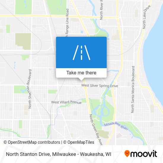 North Stanton Drive map