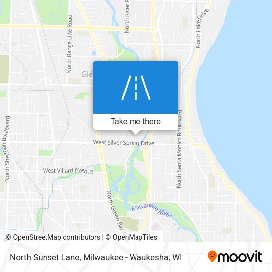 Mapa de North Sunset Lane