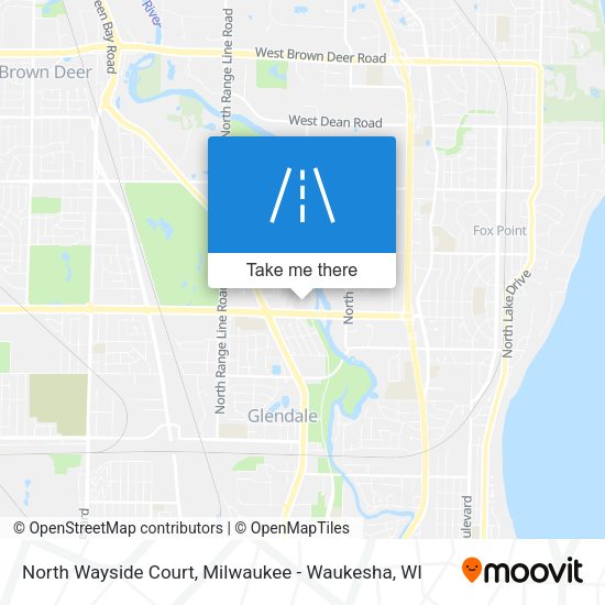 North Wayside Court map