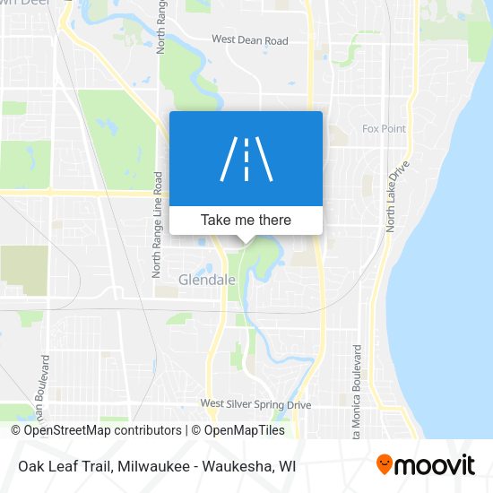 Oak Leaf Trail map