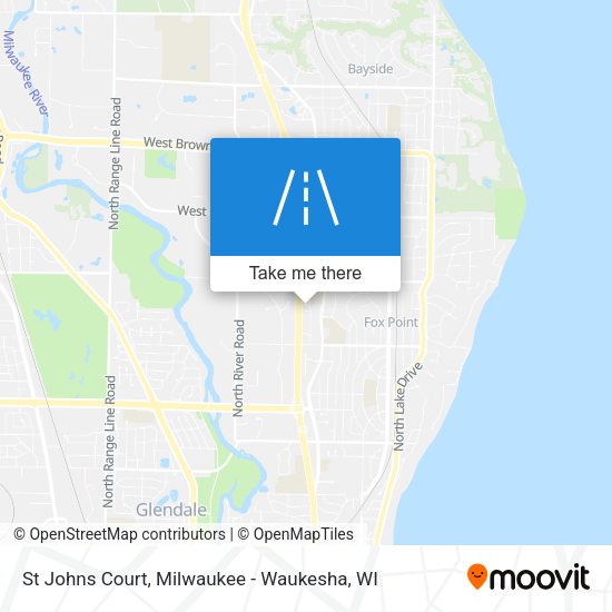 St Johns Court map
