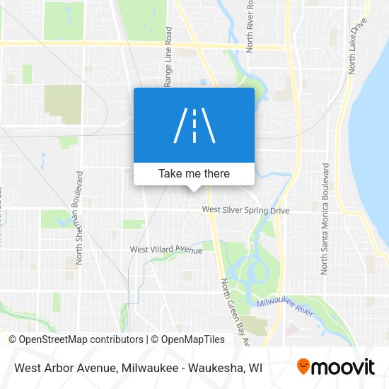 Mapa de West Arbor Avenue