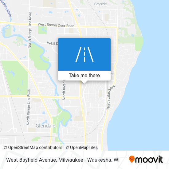 Mapa de West Bayfield Avenue