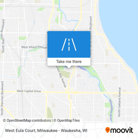 West Eula Court map