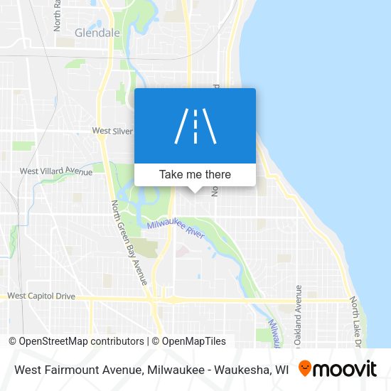 West Fairmount Avenue map