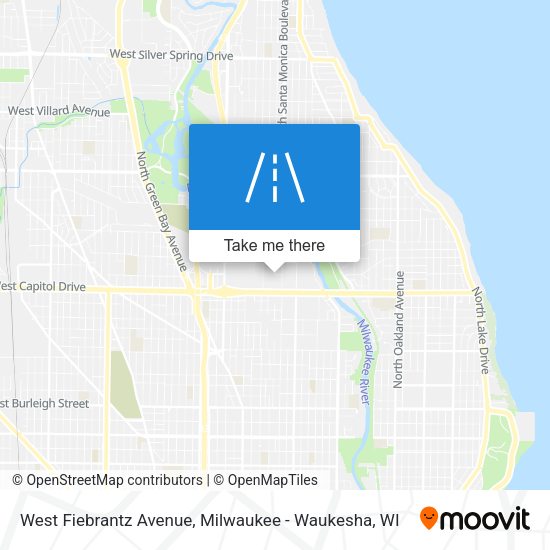 Mapa de West Fiebrantz Avenue