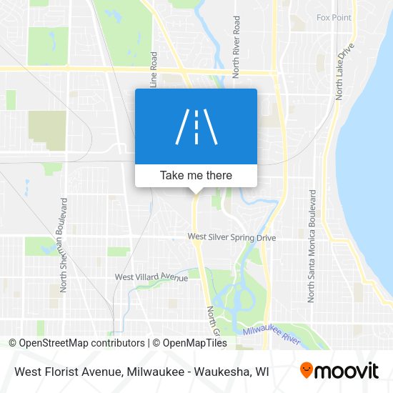 Mapa de West Florist Avenue