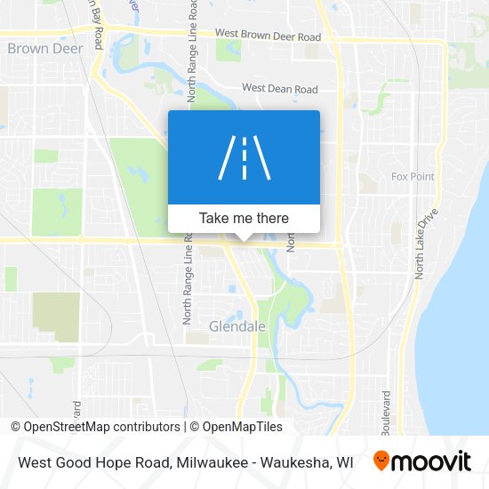 Mapa de West Good Hope Road