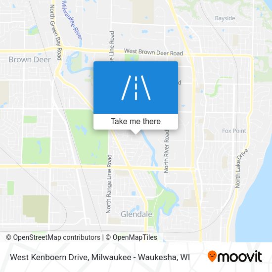 West Kenboern Drive map