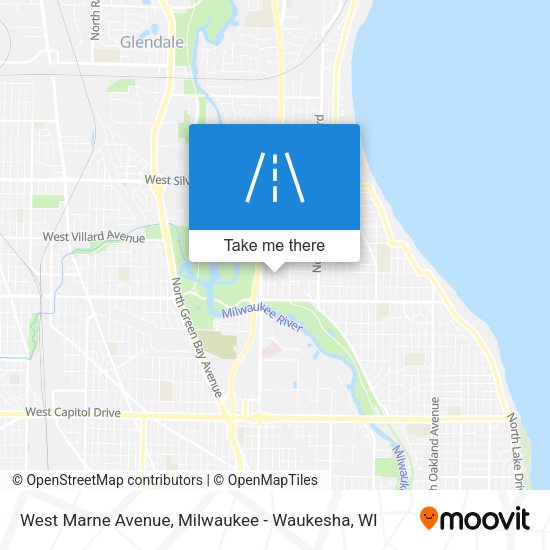 West Marne Avenue map