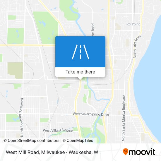 West Mill Road map