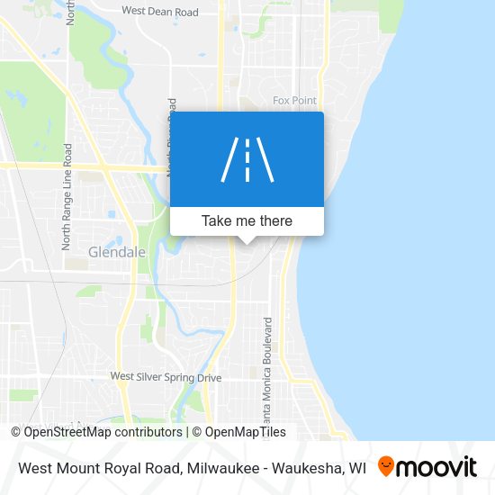 West Mount Royal Road map