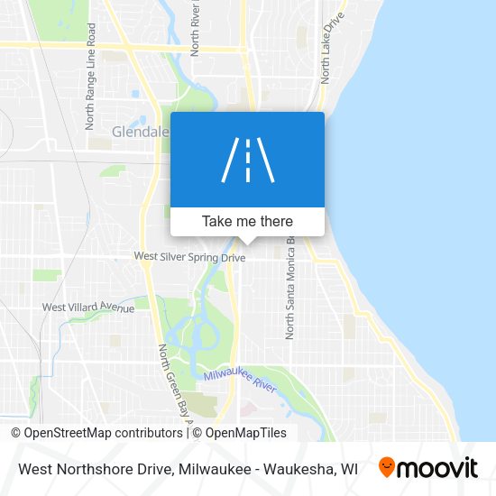 West Northshore Drive map