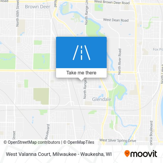 Mapa de West Valanna Court