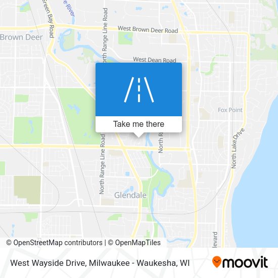 West Wayside Drive map