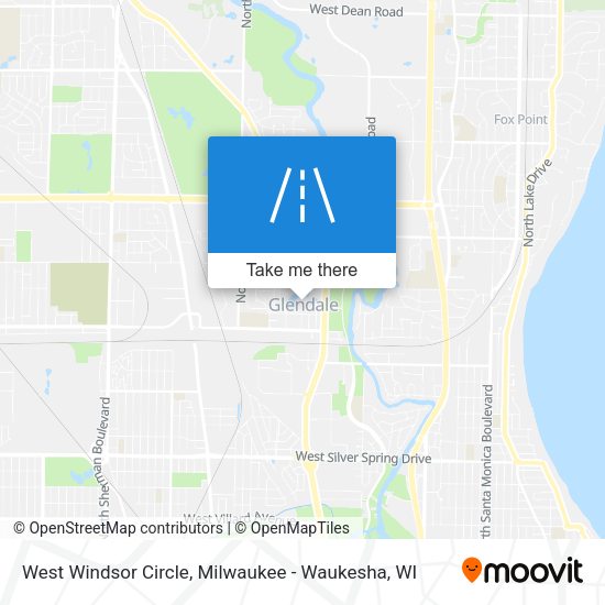 Mapa de West Windsor Circle